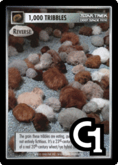 1,000 Tribbles - Reverse (Blue)